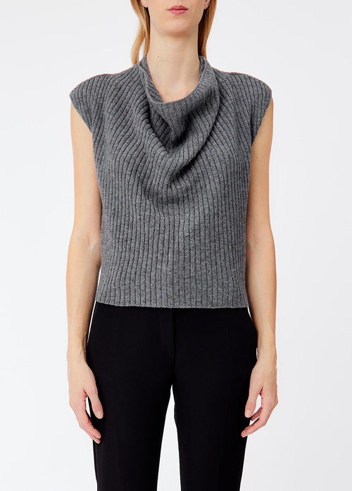 LIU JO COLLECTION-CF6242MS009 02060-ECS MAGLIA CHIUSA S/M ASIMMET.