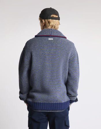 FAY-MMMC1532770YTY 139Y -CARDIGAN JACQUARD DESERT CODE ARCHIVE   