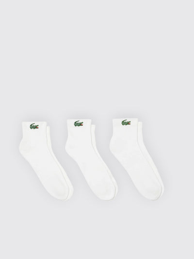 LACOSTE-RA9184 001-Confezione di 3 paia di calzini corti