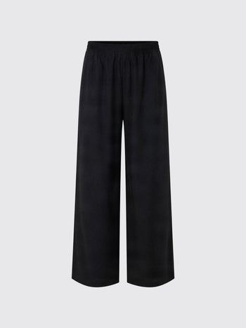 FABIANA FILIPPI-PAD226F291M378 825-PANTALONE AMPIO, ELASTICO VITA IN FLANELLA