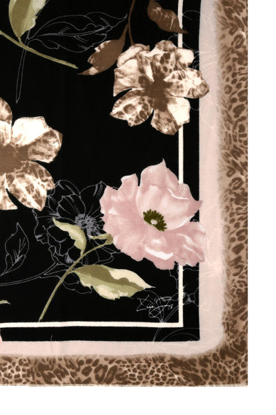 LIUJO ACCESSORI-2F6065T2745 00070-ECS STOLA FLOWER MACULA 70X180