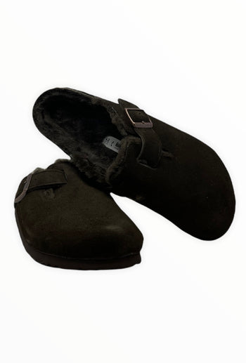 BIRKENSTOCK-1020529 MOCCA -BOSTON SHEARLING 