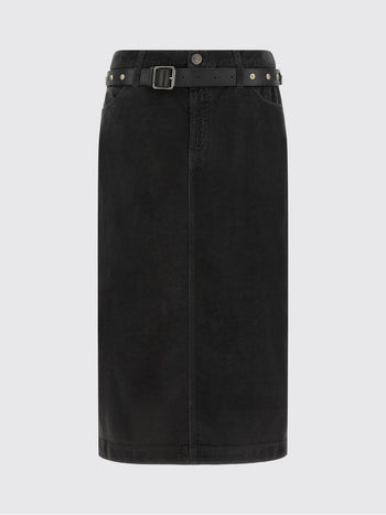 PINKO-107414A3HF Z98-GRACIA GONNA VELLUTO DUEMILA R