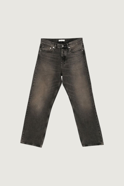 SUNFLOWER -5203 712-Loose fitted 5 pocket in a brown tinted wash