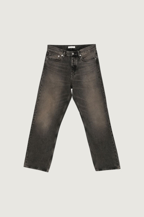SUNFLOWER -5203 712-Loose fitted 5 pocket in a brown tinted wash
