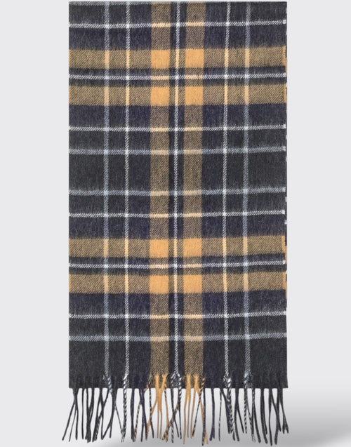 New check tartan scarf