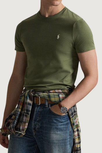 POLO RALPH LAUREN UOMO-710671438 522-T-SHIRT GIROCOLLO IN JERSEY SLIM FIT PERSONALIZZAT