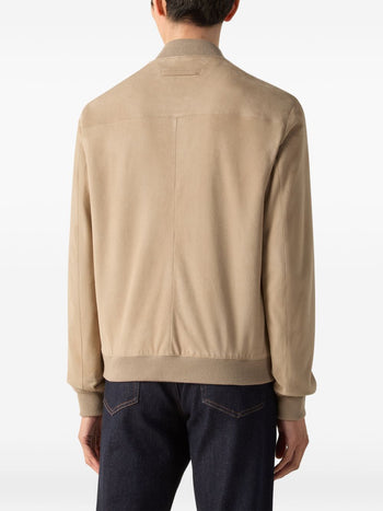 ZEGNA-UIPSNA4I178 N02-LTHR SHORT JACKET-BLOUSON