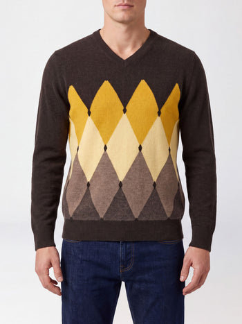 BALLANTYNE-B2P00112KA8 94549-V NECK PULLOVER
