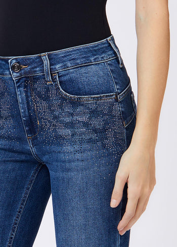 LIU JO BLUE DENIM-UF6015D0305 7L077-B.UP BEAT H.W.