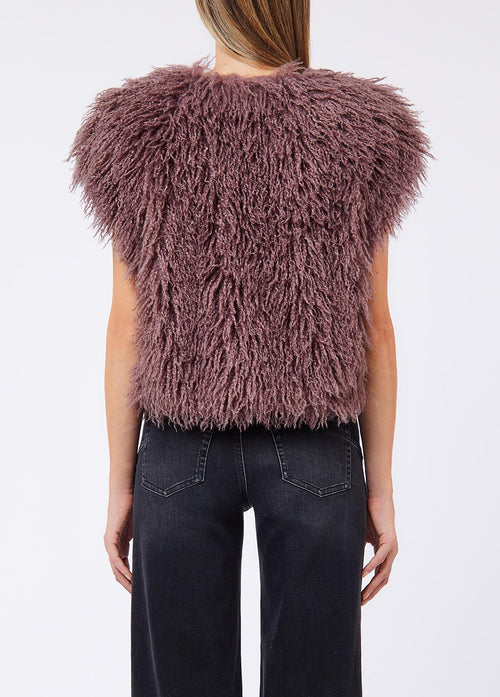 LIU JO WHITE-WF6206E1160 71610-GILET CROPPED