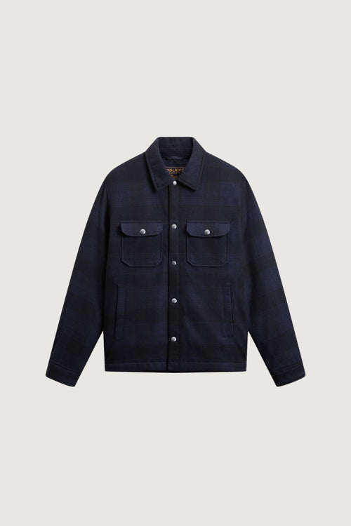 WOOLRICH-CFWOOS2018MBUT3046 3983-WOOL CHECK ALASKAN SHIRT 