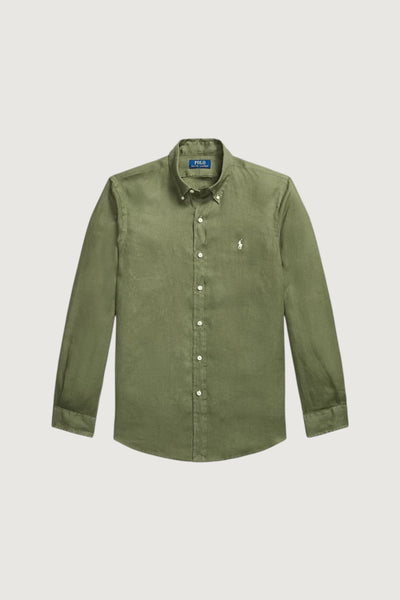 Camicia in lino custom-fit