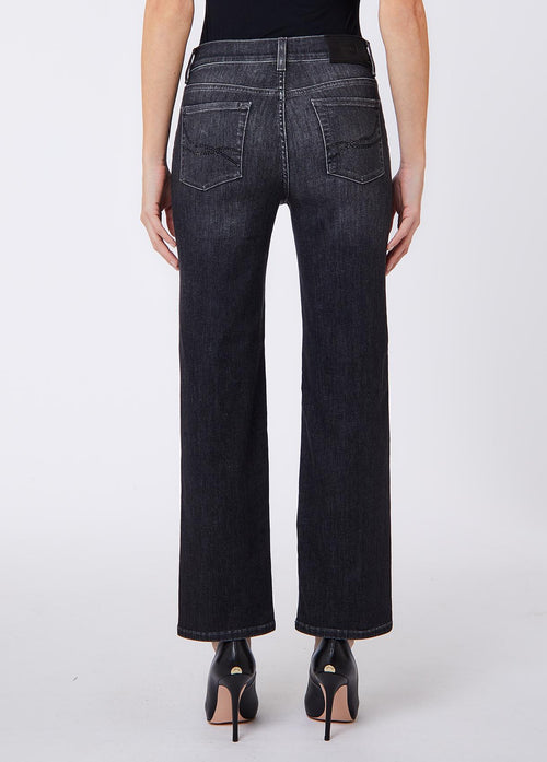 LIU JO BLUE DENIM-UF6066DS081 87504-ECS PANT.AUTHENT.SLIM ANK.RW