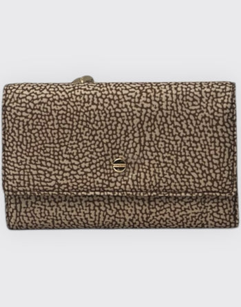 Portafoglio medium c/patta e zip  BORBONESE 930115I15 994 - 2