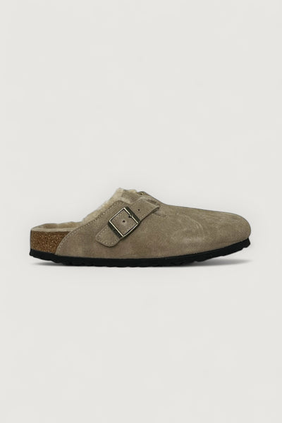 BIRKENSTOCK-1028299 TAUPE-BOSTON  SHEARLING 