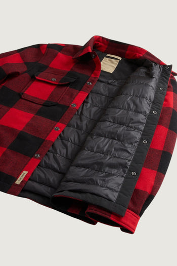 WOOLRICH-CFWOOS2018MBUT3046 5321-WOOL CHECK ALASKAN SHIRT 