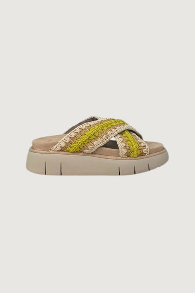 MOU-MU.SW531015K RNAT -BOUNCE SANDAL RAFFIA 