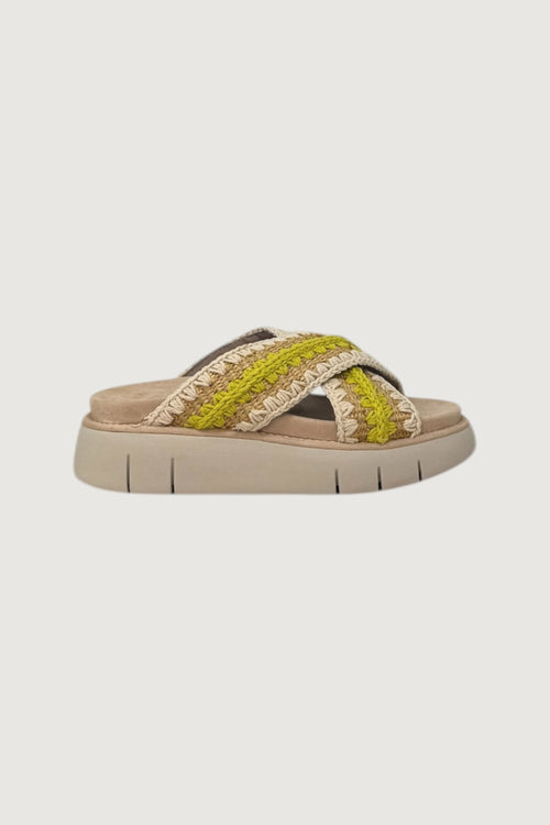 MOU-MU.SW531015K RNAT -BOUNCE SANDAL RAFFIA 