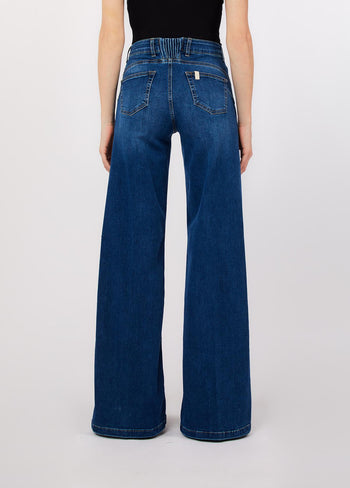 LIU JO BLUE DENIM-UA6069DS004 78263-ECS B. UP PARFAIT FLARE H.W