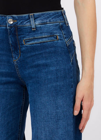 LIU JO BLUE DENIM-UA6069DS004 78263-ECS B. UP PARFAIT FLARE H.W