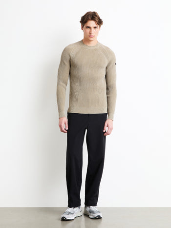 RRD-W26145 87-COTTON 7 TECHNO WASH ROUND  KNIT 