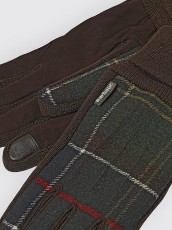 BARBOUR-MGL0144 TN11-HACKNEY TARTAN GLOVES 