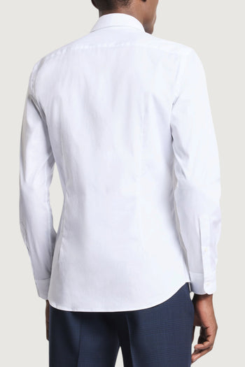 FAY-NCMA152259SORM B001-CAMICIA COLLO FRANCESE STRETCH