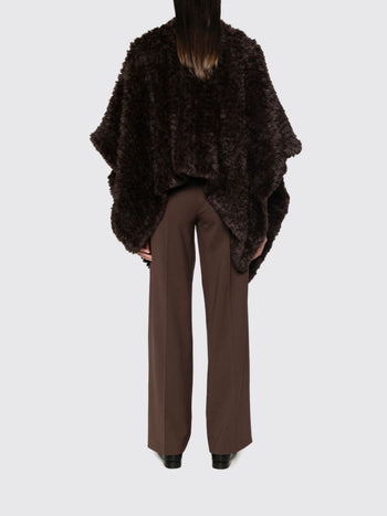 PINKO-107075A3EH L72-CILIEGIO MANTELLA TRICOT ASPET