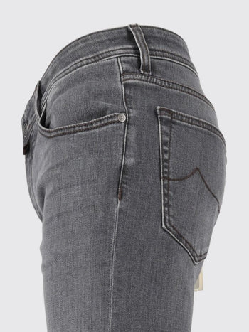 JACOB COHEN-JUMQE006030S4286V3 600D-PANT 5 PKT SLIM FIT NICK DENIM BLACK STR (10,5 OZ)
