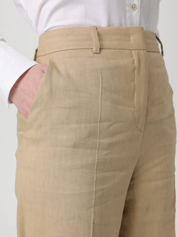Pantalone lino-viscosa stretch sostenibile - 4
