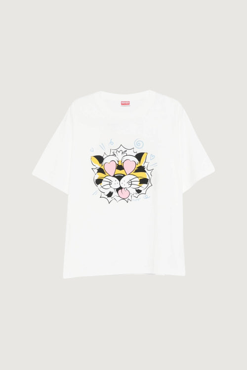 KENZO-FG55TS4034SG 02-KENZO WILD TIGER OVERSIZE T-SH