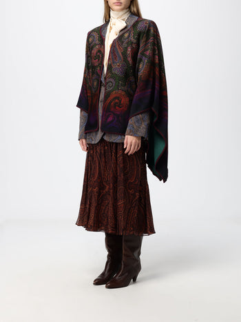ETRO DONNA-WRBD0029AK14O X0893-WOMEN'S REVERSIBLE CAPE
