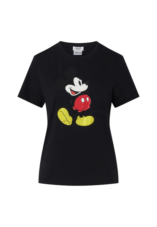 LIU JO WHITE-WF6441JS904 L9549-ECS T-SHIRT SLIM FIT M/C
