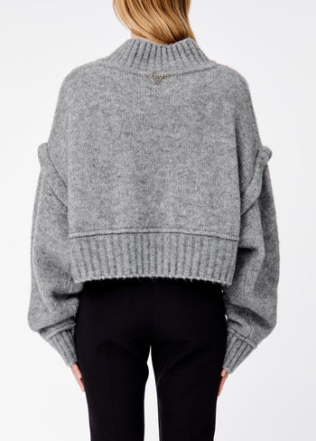 LIU JO COLLECTION-CF6274MA72S 02050-MAGLIA CHIUSA M/L