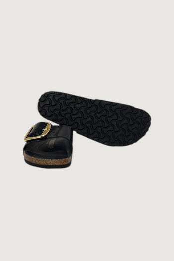 BIRKENSTOCK-1022650 BLACK-MADRID BIG BUCKLE SHINE 