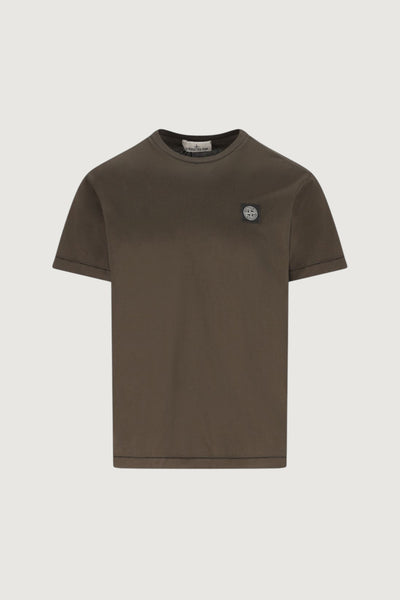 STONE ISLAND-L2S152100027S0013 V0078-60/2 COTTON JERSEY, GARMENT DYED