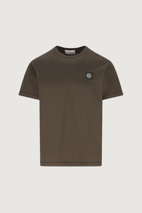 STONE ISLAND-L2S152100027S0013 V0078-60/2 COTTON JERSEY, GARMENT DYED