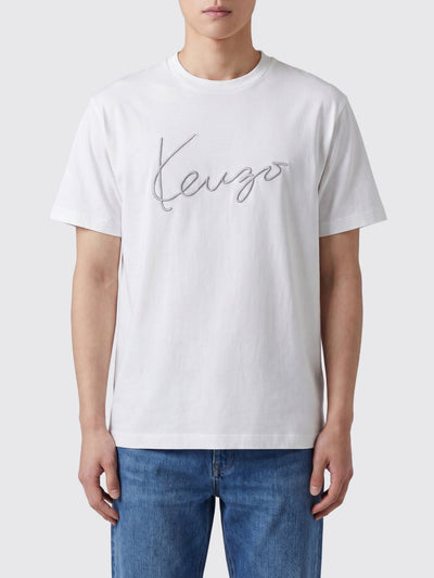 KENZO-FG65TS2864SG 02-Kenzo Signature T-SHIRT