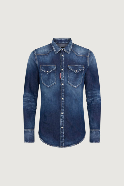 DSQUARED2-S74DM0986S30341 470-Classic Western Shirt