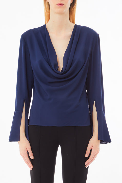 Blusa con polso ampio