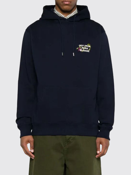 DRòLE DE-LHO208CO127 NY-Vine Embroidered Slogan Hoodie