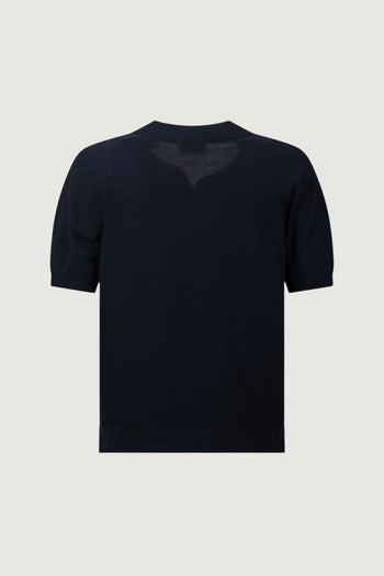 CP COMPANY-20CMKN104A006323O 888-KNITWEAR POLO COLLAR IN COTTON CREPE