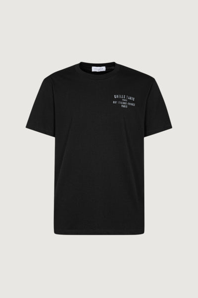 GAELLE-GAABM01682 NE01-T-SHIRT STAMPA FRONTE/RETRO