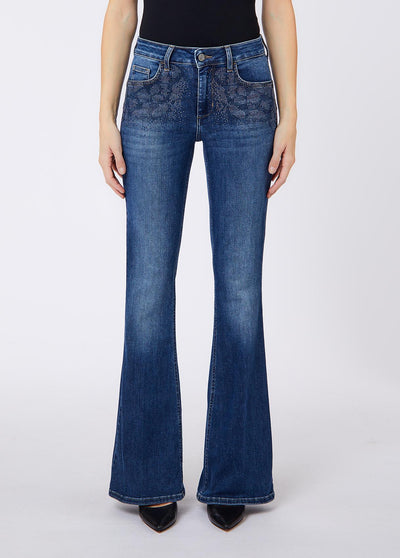 LIU JO BLUE DENIM-UF6015D0305 7L077-B.UP BEAT H.W.