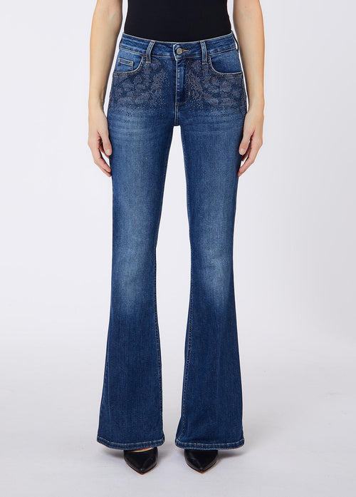 LIU JO BLUE DENIM-UF6015D0305 7L077-B.UP BEAT H.W.