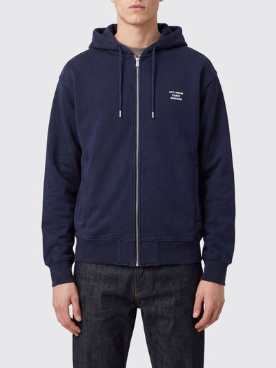 DRòLE DE-PERMHO207CO312 NY-Slogan Zip Sweatshirt