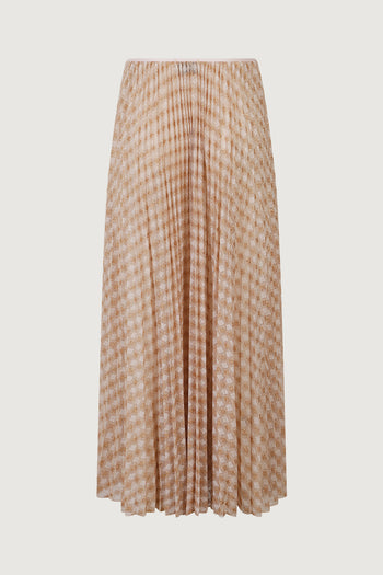 FORTE_FORTE-14596 2077-DIAMOND JERSEY PLISSE SKIRT