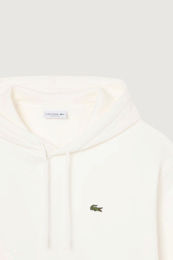 LACOSTE-SH8863 70V -Felpa con cappuccio in tessuto felpato
