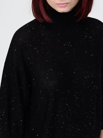 FABIANA FILIPPI-MAD216F397D722 825-MAGLIA COLLO ALTO IN FILATO LANA CON PAILLETTES